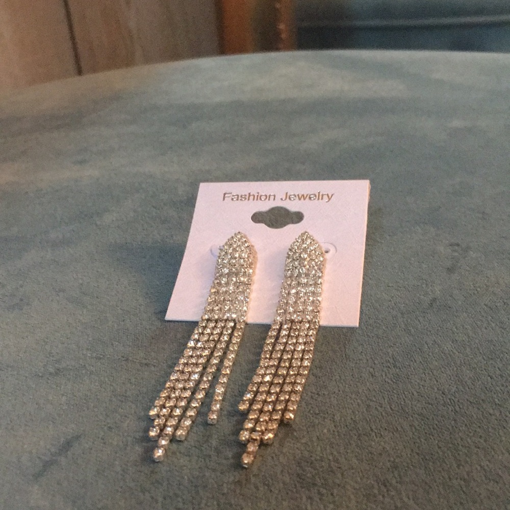 Beautiful crystal earrings